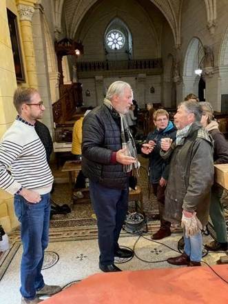 Ce samedi 21 f�vrier 2026 nettoyage de l��glise de Semblan�ay