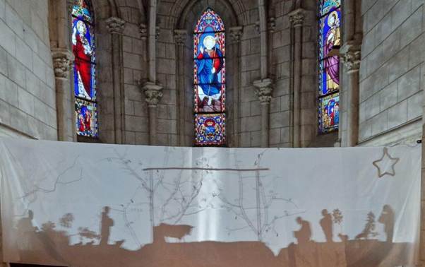 Installation de la nouvelle sonorisation de l'église de Neuillé